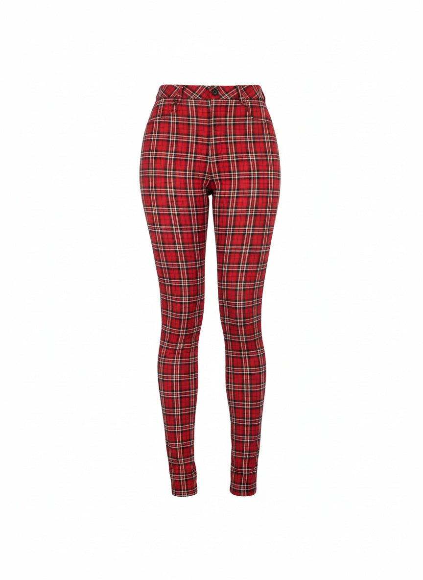 PLAID PANTS