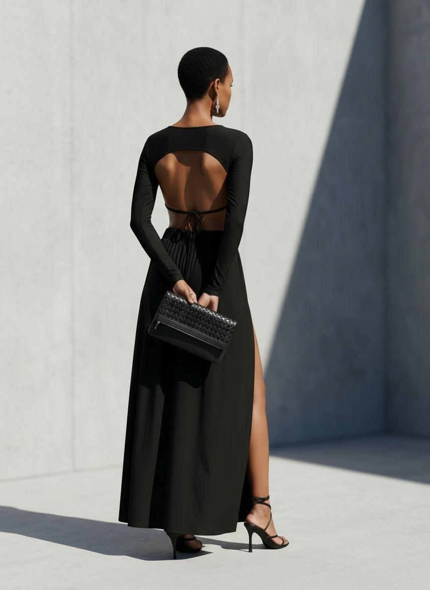 OPEN BACK CROP TOP