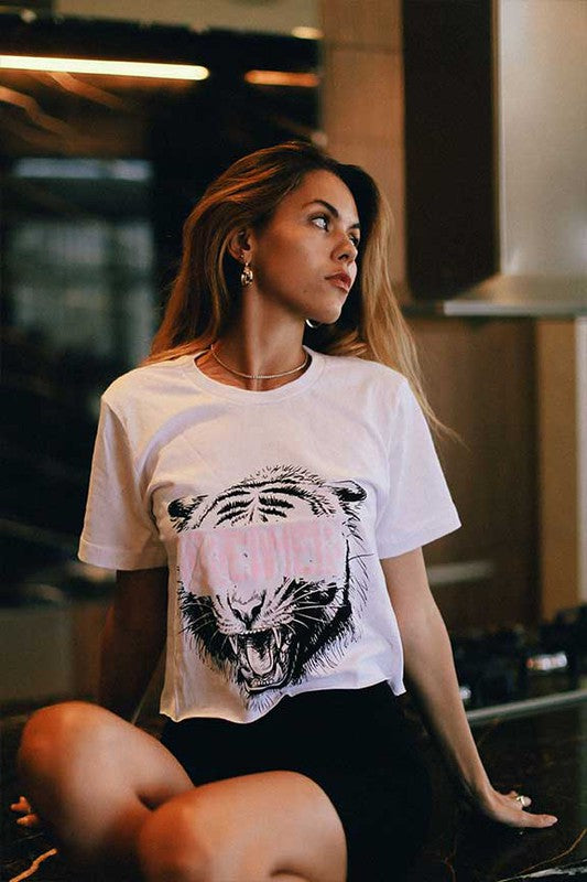 DREAMER CROPPED TEE | CURVY |