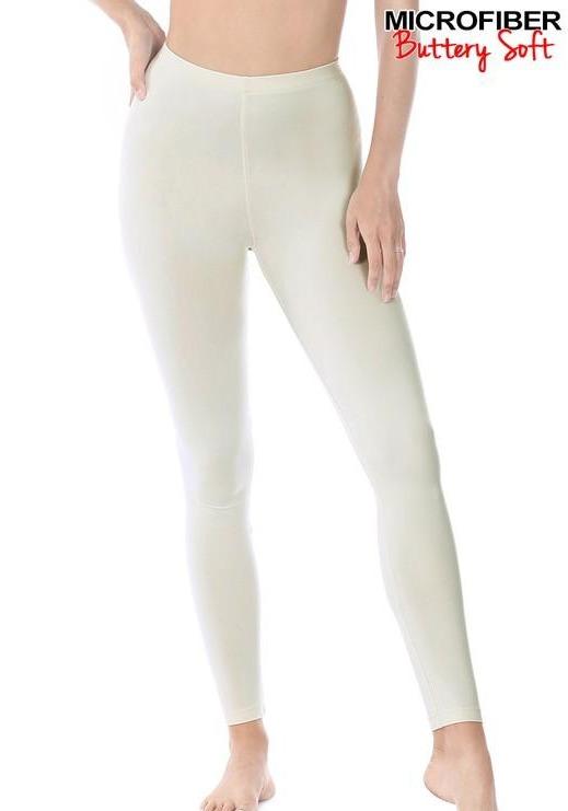 BUTTERY SOFT LEGGINGS |burgundy| mustard| bone| hunter green|