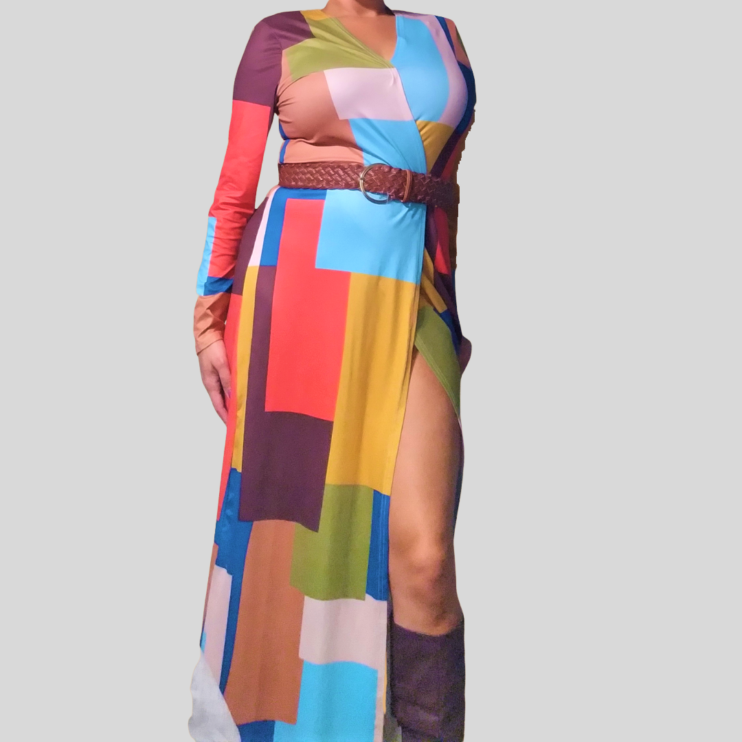 BLOCK PRINT MAXI-DUSTER