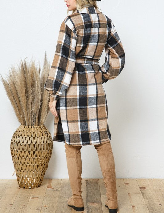 FALL FOR YOU FLANNEL SHACKET