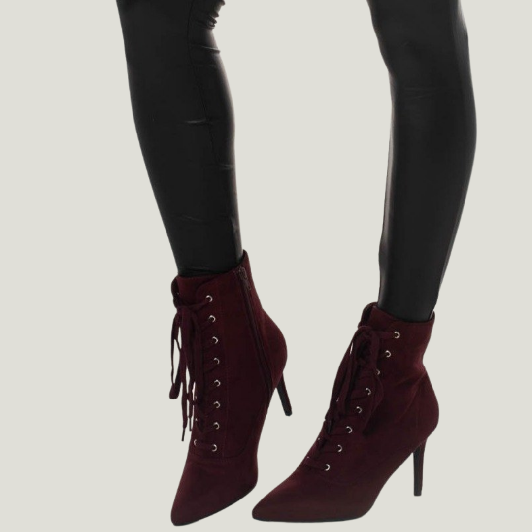 LACE UP ANKLE BOOTIES | vino |