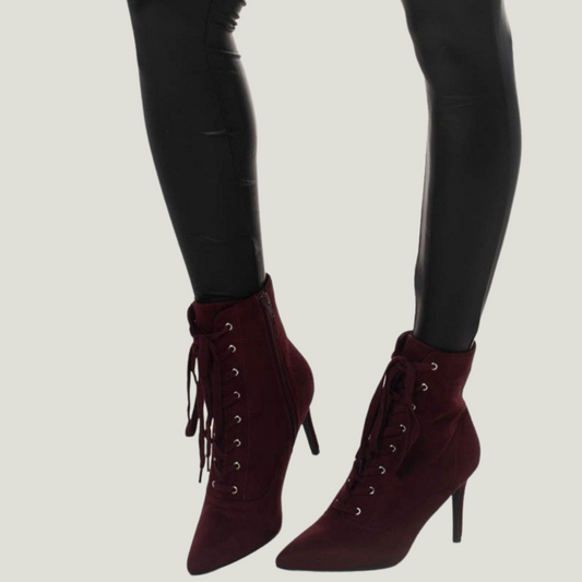 LACE UP ANKLE BOOTIES | vino |
