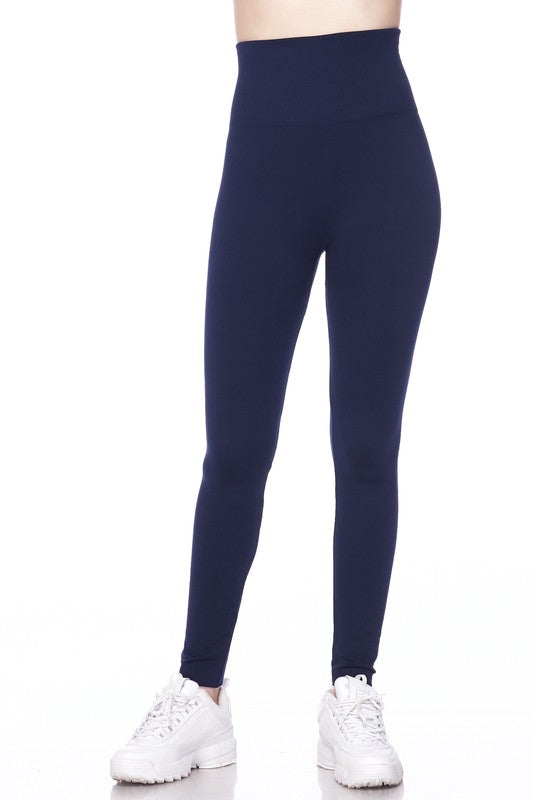 HIGH WAIST LEGGINGS | navy |