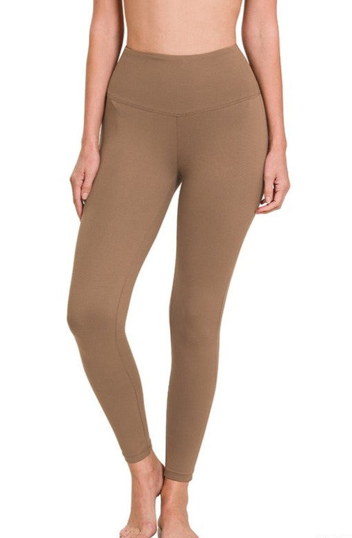 HIGH WAIST LEGGING | mocha |