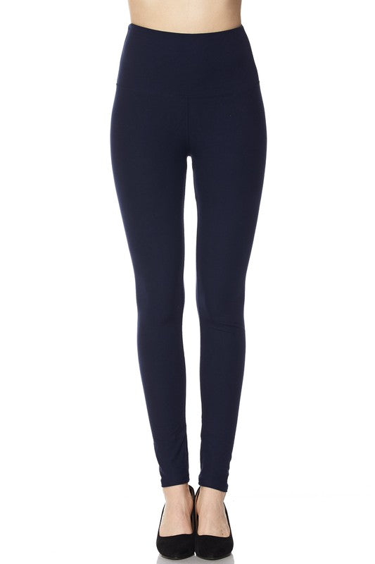 HIGH WAIST LEGGINGS | navy |