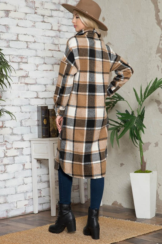FALL FOR YOU FLANNEL SHACKET
