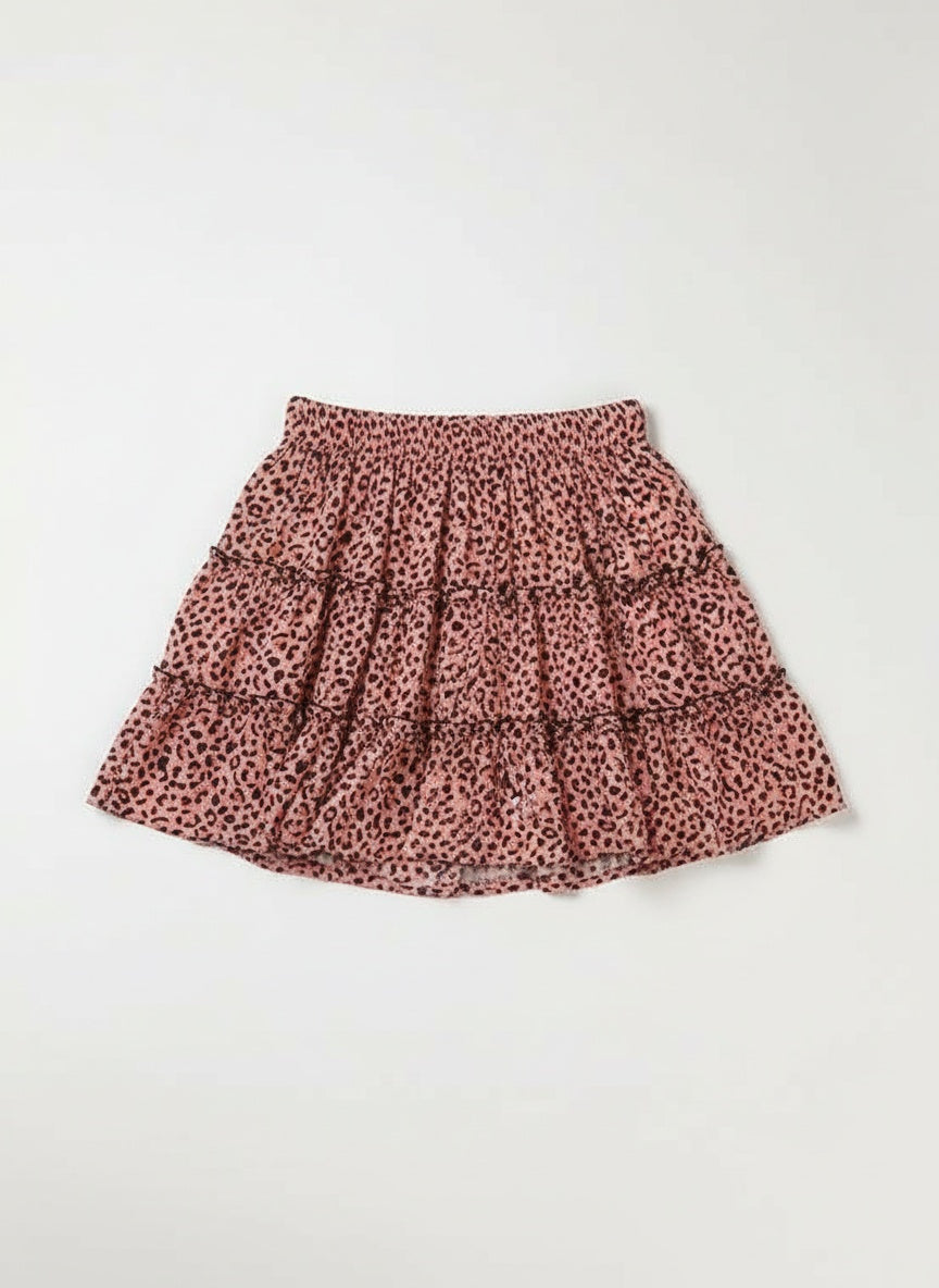 RUFFLED MINI SKIRT