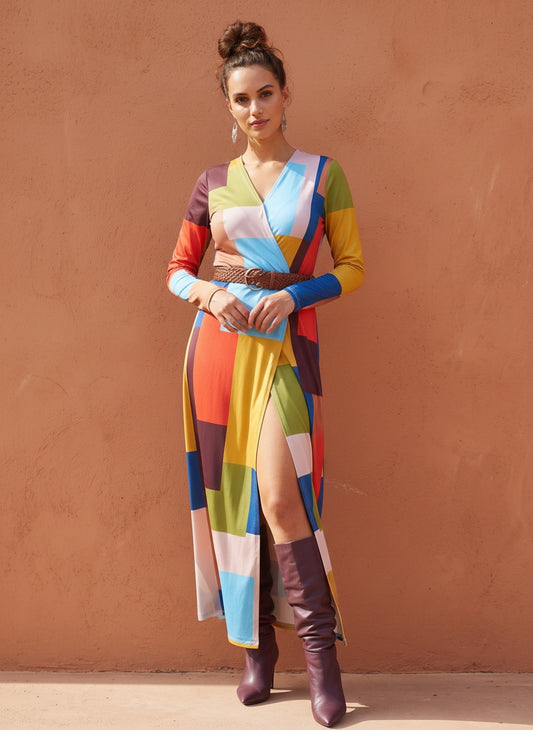 BLOCK PRINT MAXI-DUSTER