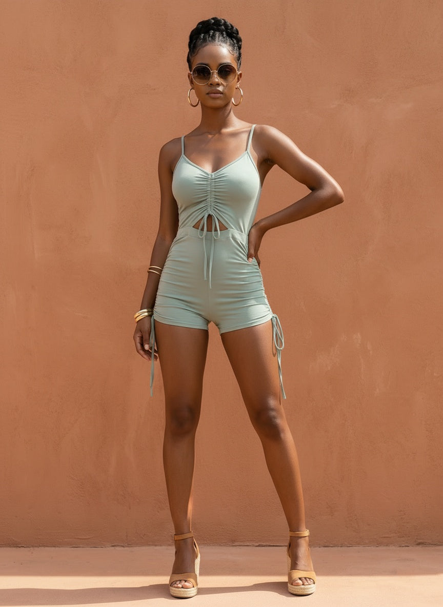 RUCHED & READY ROMPER