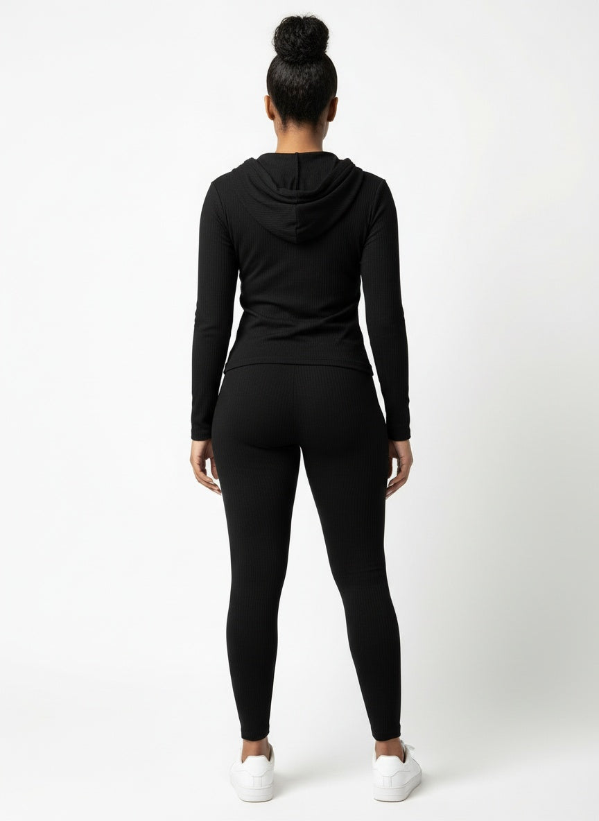 ACTIVEWEAR ZIP UP HOODIE AND LEGGING SET