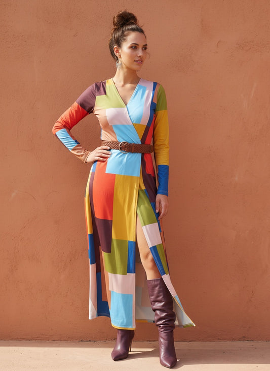 BLOCK PRINT MAXI-DUSTER