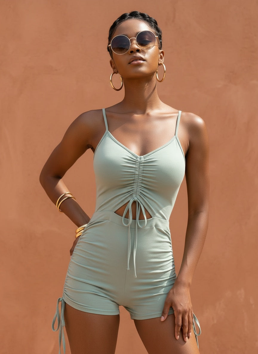 RUCHED & READY ROMPER