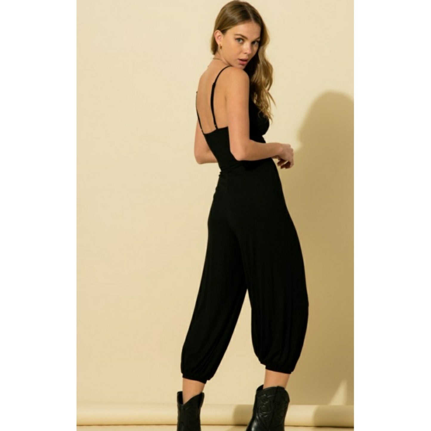 JUST FOR FUN JUMPSUIT| black | olive|